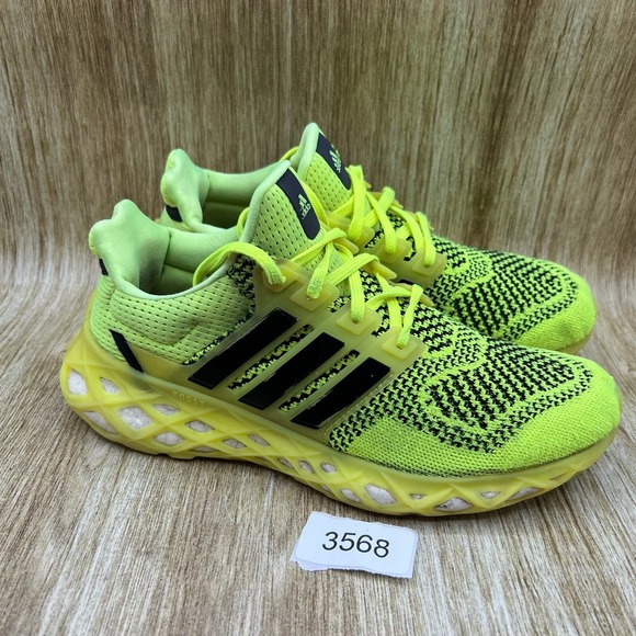 Adidas Ultraboost‎ Web DNA Men's Size 8.5 Solar Yellow Sneakers Shoes GY4172 - Picture 10 of 10